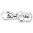 Search for business thank you stickers Typography
