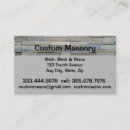 Search for masonry business cards Brick