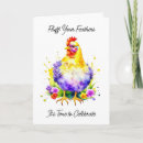 Search for funny chicken birthday cards Chickens