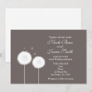 Search for dandelion wedding invitations Simple