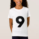 Search for number 9 tshirts Nine