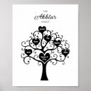 Search for heart white posters Black
