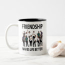 Search for friends for life mugs Elegant