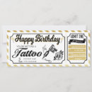 Search for tattoo party invitations Pink