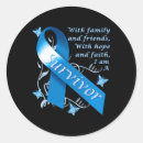 Search for blue awareness ribbon stickers Colon