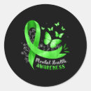 Search for green awareness ribbon stickers Maga