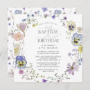 Search for lilac christening invitations Floral