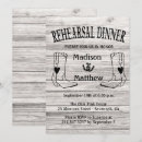 Search for cowboy rehearsal dinner invitations Wood