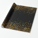 Search for black glitter wrapping paper Faux