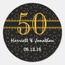 Search for gold and black confetti stickers Fifty