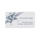 Search for silver bow return address labels Grey