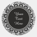 Search for black and white pattern stickers Floral
