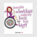 Search for wheelchair bumper stickers Humour