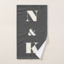 Search for black and white modern bath towels Simple