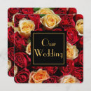 Search for red and yellow wedding invitations Trendy