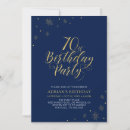Search for navy blue and gold invitations Typography
