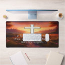Search for christian cross mousepads Jesus
