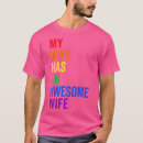 Search for my wife is awesome tshirts Husband