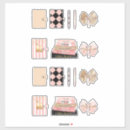 Search for white lace template stickers Red