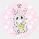 Search for cute mouse stickers Pink
