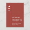 Search for plain red invitations Modern