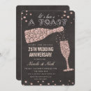 Search for rose wine invitations Glitter