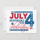 Search for independence day 4x5 invitations Usa