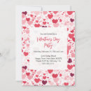 Search for valentines day party invitations Red