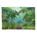 Search for tropical birds pillowcases Colourful