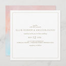 Search for dusty blue and peach wedding invitations For her