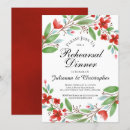 Search for watercolor floral rehearsal dinner invitations Winter