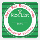 Search for nice list stickers Santa