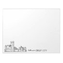 Search for cities notepads Black and white