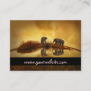 Search for mammals business cards Elephant