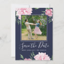 Search for pink flower save the dates Peony