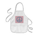 Search for peace signs aprons Pink