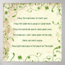 Search for irish blessing posters May the road rise