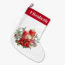 Search for poinsettia christmas stockings Pine