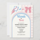 Search for baseballs or bows invitations Boy or girl