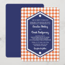 Search for blue orange white wedding invitations Pattern