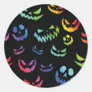 Search for pumpkin faces stickers Cute