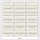 Search for individual name stickers Mailing address