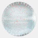 Search for pastel blue wedding stickers Thank
