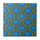 Search for blue geometric pattern tiles Vintage