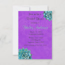 Search for succulent invitations Teal