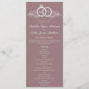 Search for monogram wedding programmes Simple