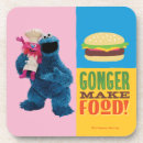 Search for cookie monster foodie truck coasters Muppet