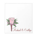 Search for wedding notepads Rose
