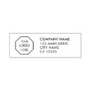 Search for round return address labels rubber stamps Create your own
