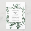 Search for eucalyptus and gold wedding invitations Leaves